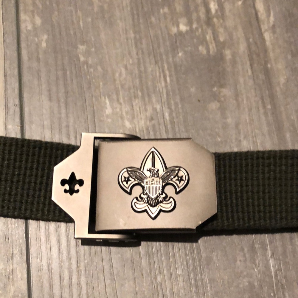 BSA Boy Scouts of America uniform web belt official ML great condition
